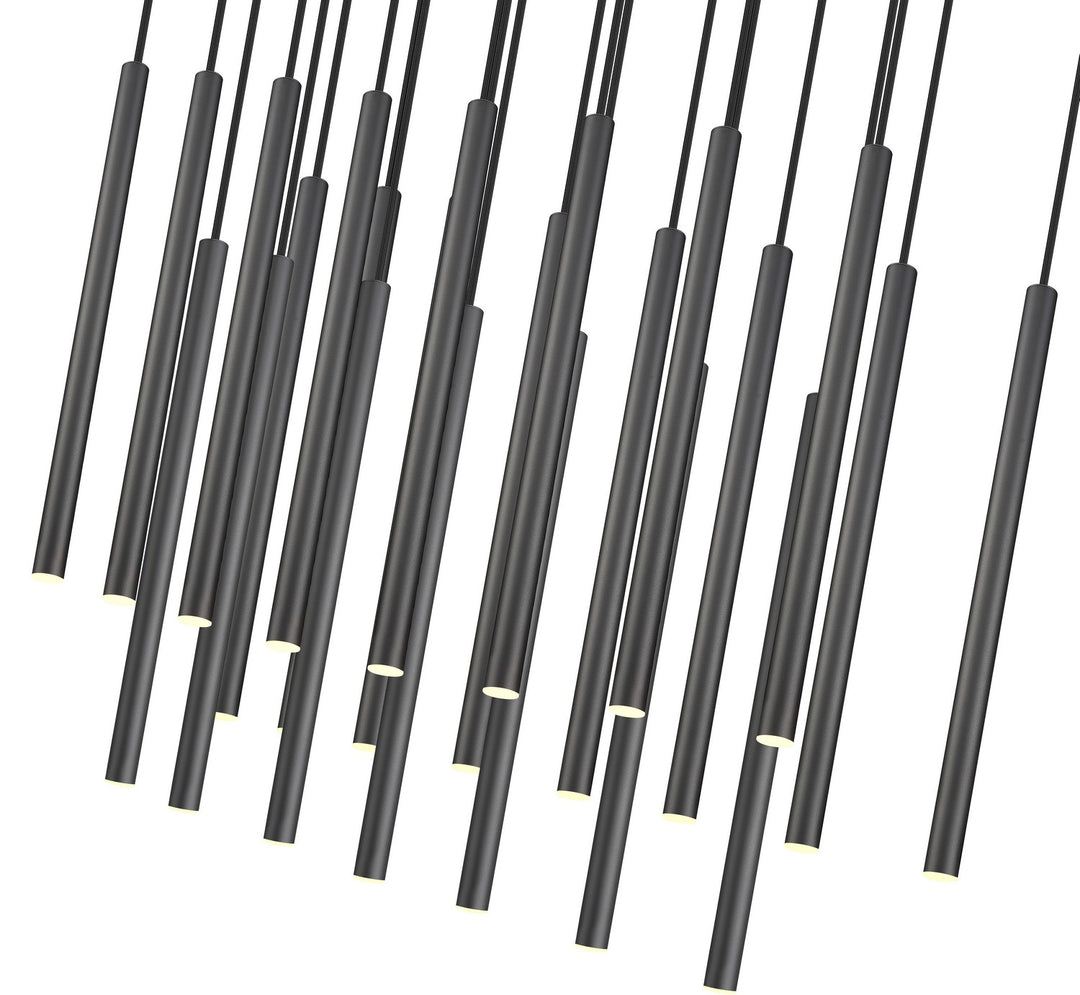 Z-Lite Canada - 919MP24-23L-MB-LED - LED Linear Chandelier - Forest - Matte Black