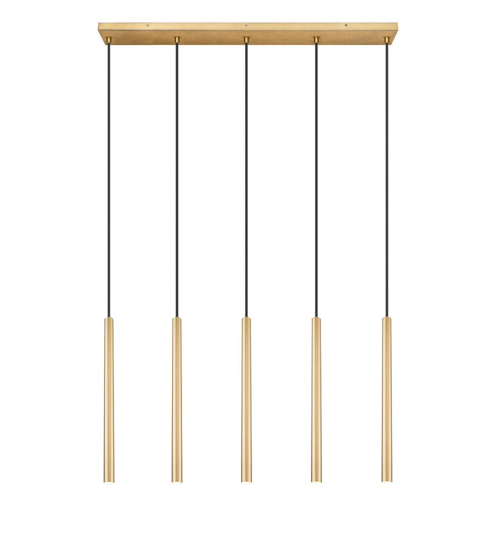 Z-Lite Canada - 919MP24-5L-MGLD-LED - LED Linear Chandelier - Forest - Modern Gold