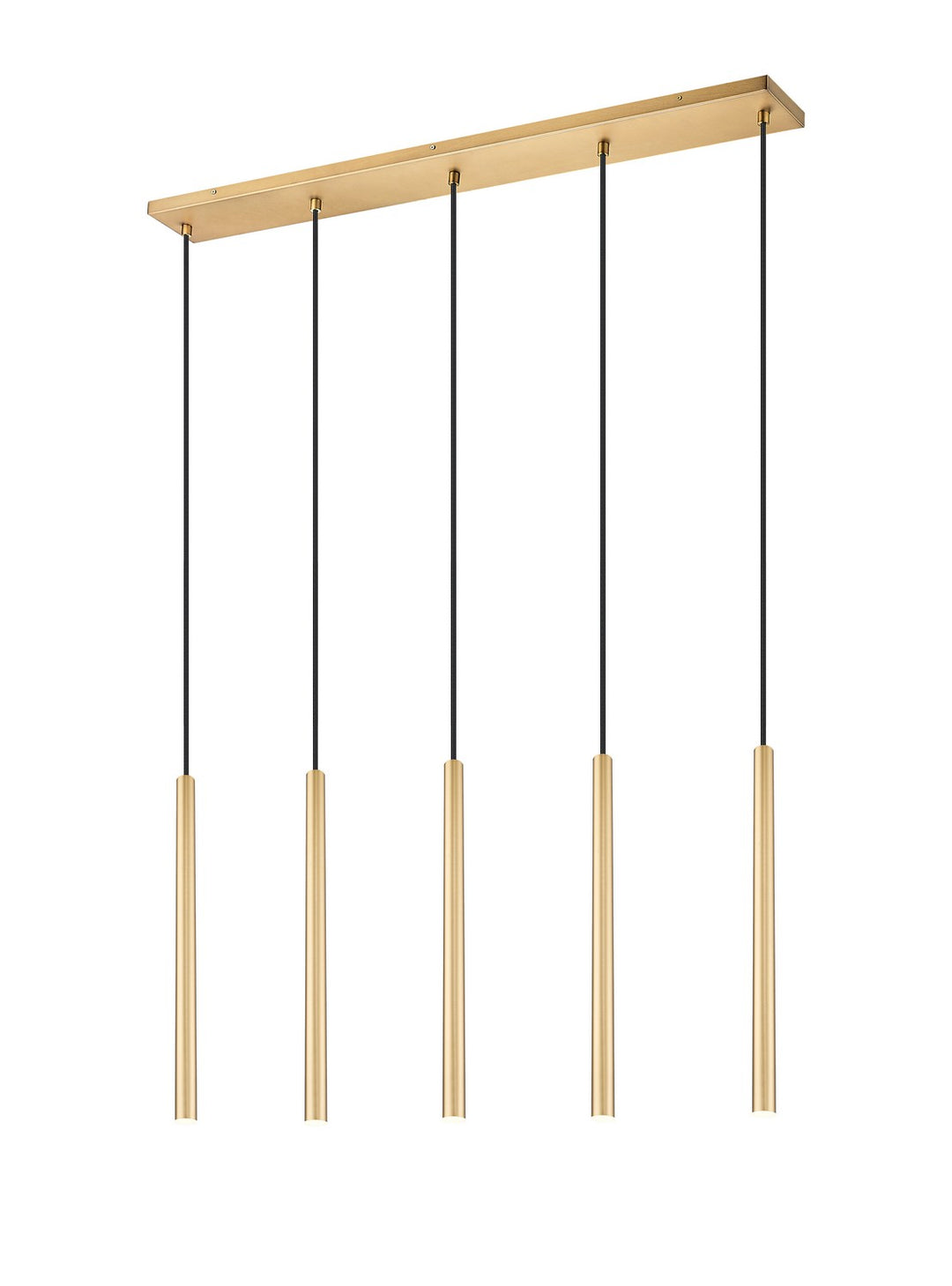 Z-Lite Canada - 919MP24-5L-MGLD-LED - LED Linear Chandelier - Forest - Modern Gold