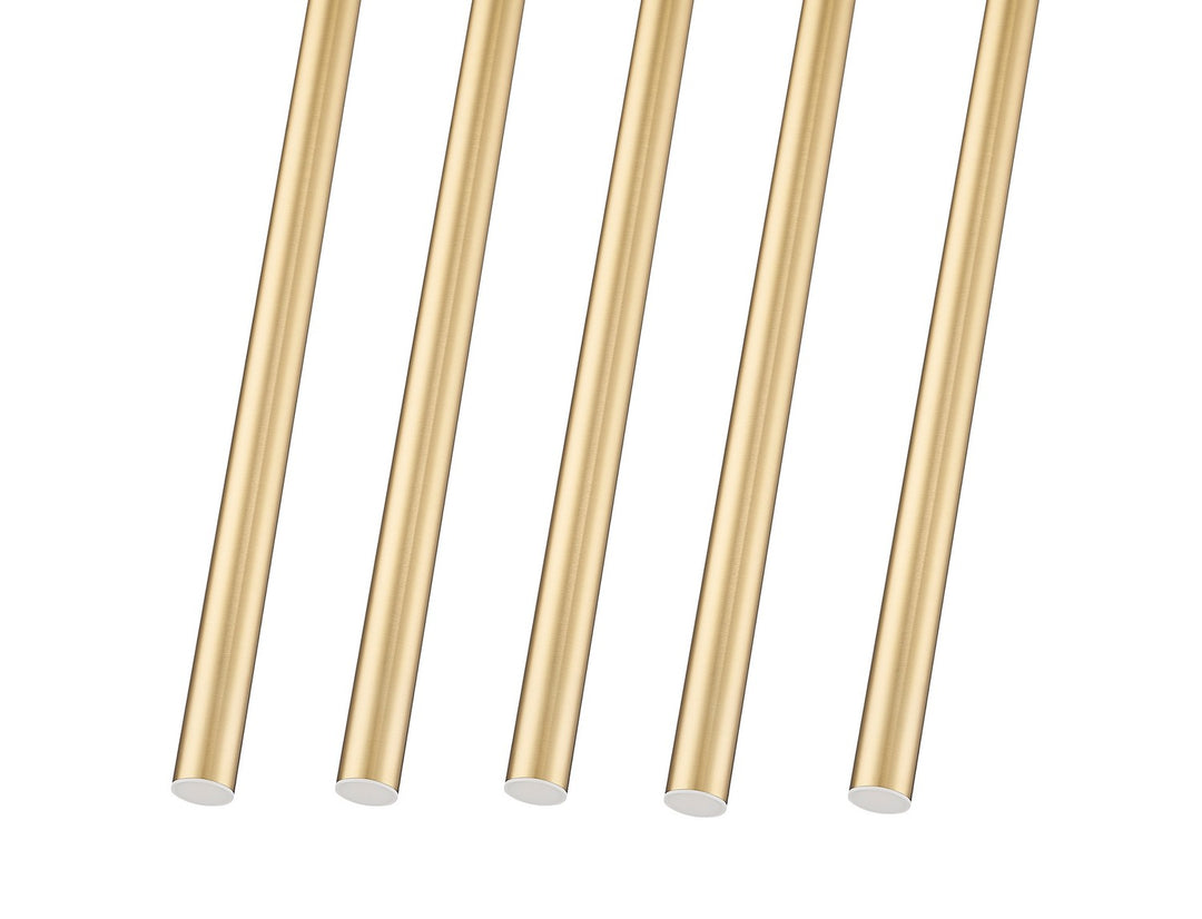 Z-Lite Canada - 919MP24-5L-MGLD-LED - LED Linear Chandelier - Forest - Modern Gold