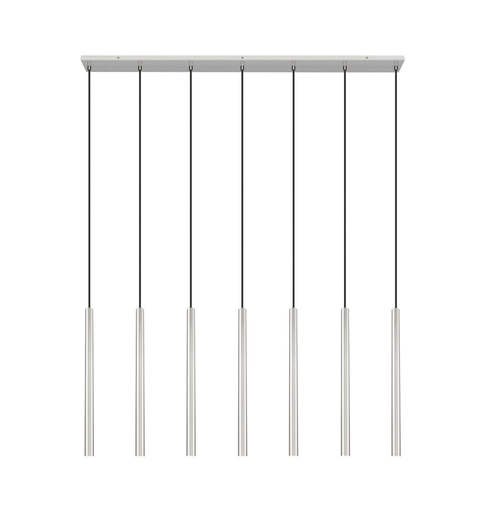 Z-Lite Canada - 919MP24-7L-BN-LED - LED Linear Chandelier - Forest - Brushed Nickel