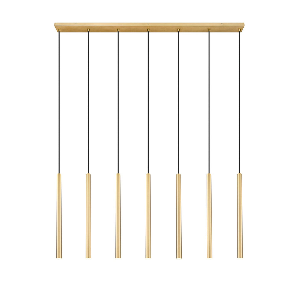 Z-Lite Canada - 919MP24-7L-MGLD-LED - LED Linear Chandelier - Forest - Modern Gold