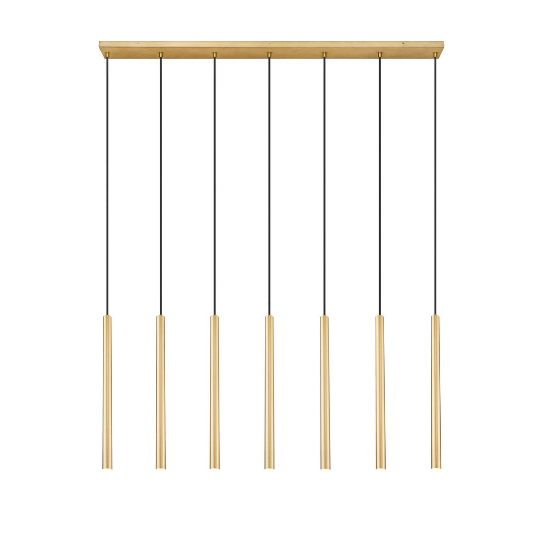 Z-Lite Canada - 919MP24-7L-MGLD-LED - LED Linear Chandelier - Forest - Modern Gold