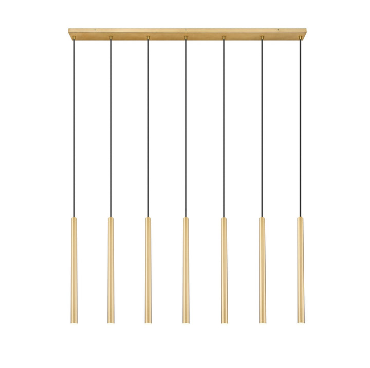 Z-Lite Canada - 919MP24-7L-MGLD-LED - LED Linear Chandelier - Forest - Modern Gold