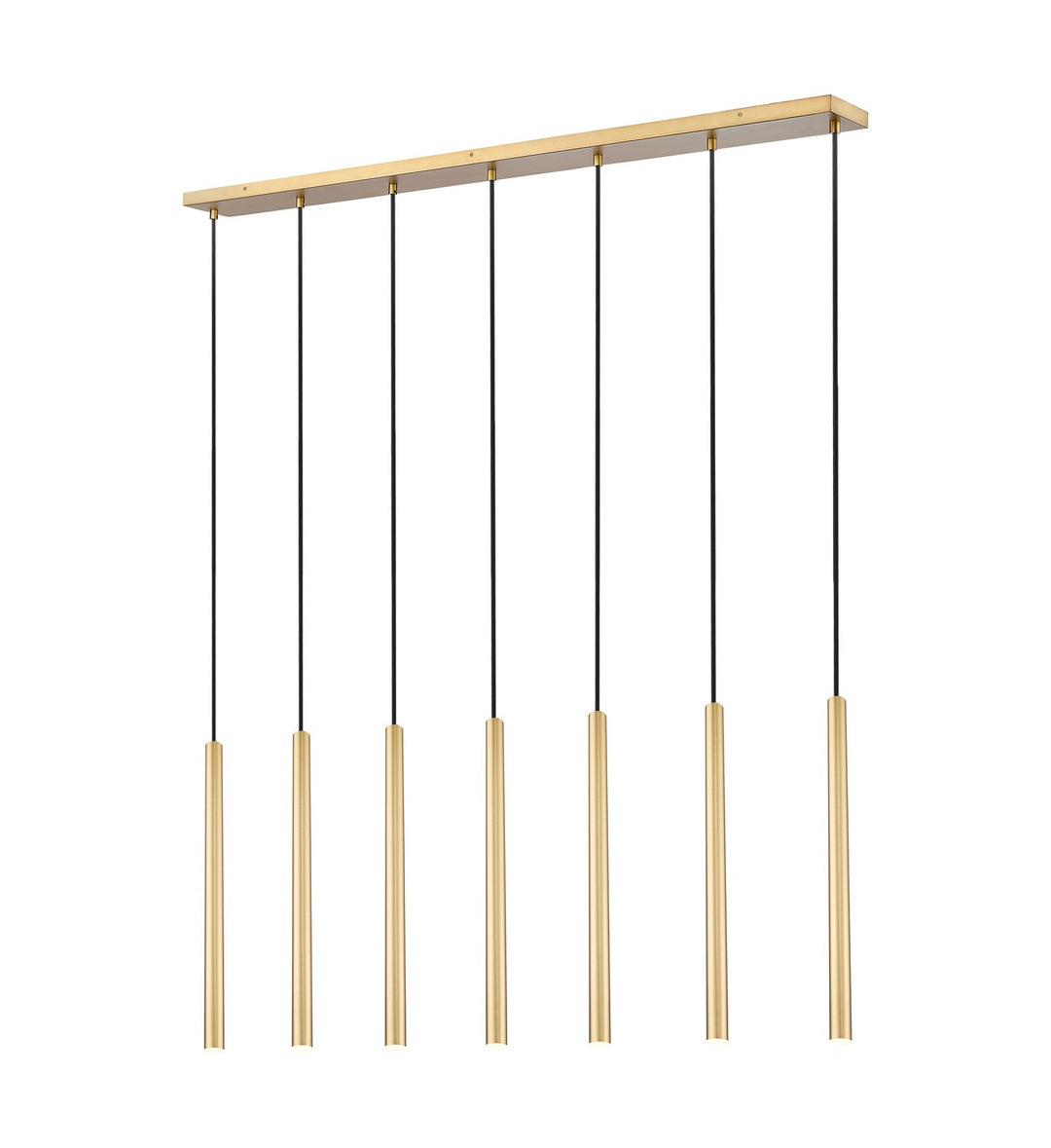 Z-Lite Canada - 919MP24-7L-MGLD-LED - LED Linear Chandelier - Forest - Modern Gold