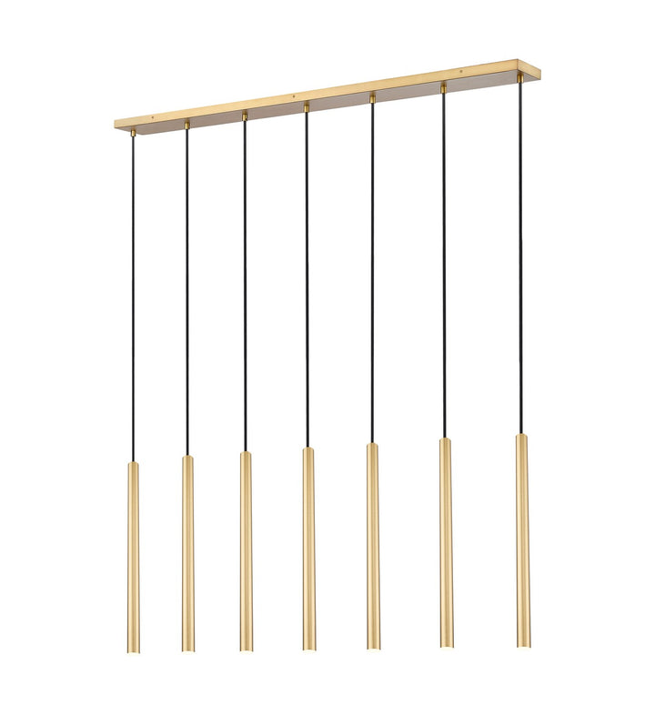Z-Lite Canada - 919MP24-7L-MGLD-LED - LED Linear Chandelier - Forest - Modern Gold