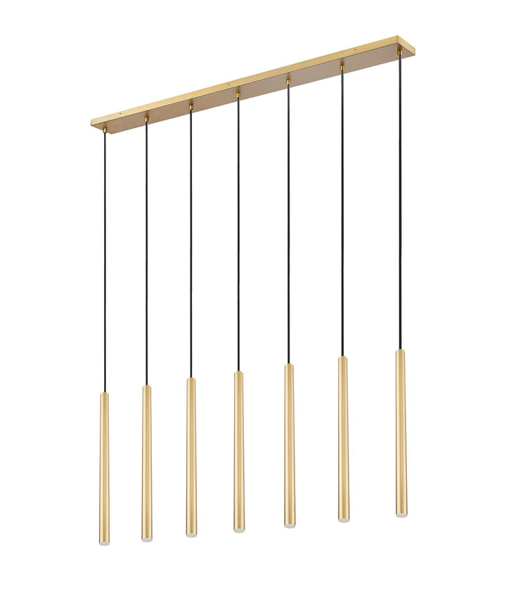 Z-Lite Canada - 919MP24-7L-MGLD-LED - LED Linear Chandelier - Forest - Modern Gold