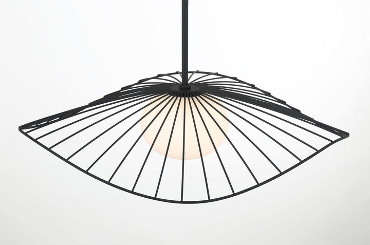 Minka-Lavery - 140-899 - One Light Pendant - Langley - Dark Matte Black