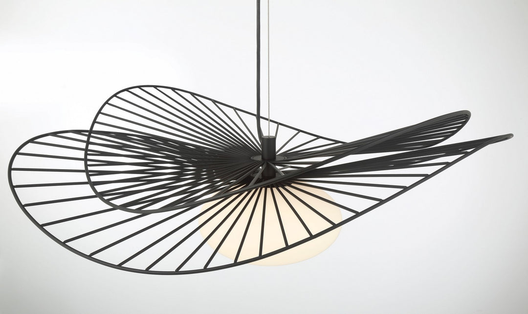 Minka-Lavery - 141-899 - One Light Pendant - Langley - Dark Matte Black