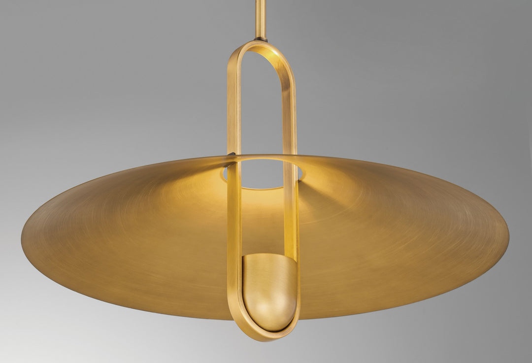Minka-Lavery - 152-876 - One Light Pendant - Goldenridge - Matte Black
