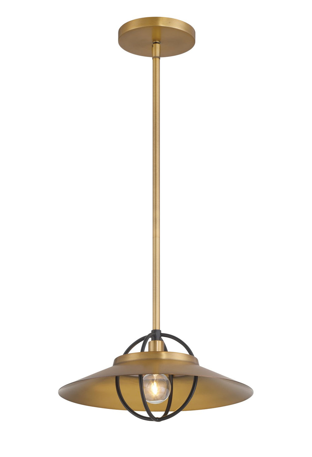 Minka-Lavery - 154-876 - One Light Pendant - Newburie - Legacy Brass
