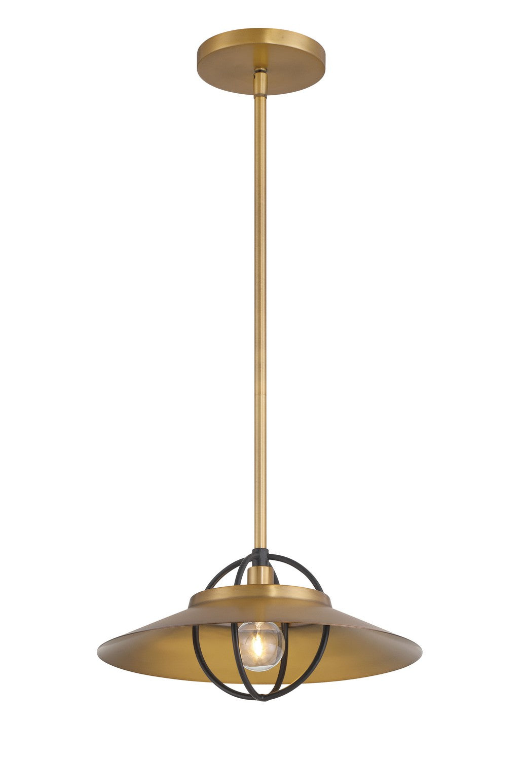 Minka-Lavery - 154-876 - One Light Pendant - Newburie - Legacy Brass