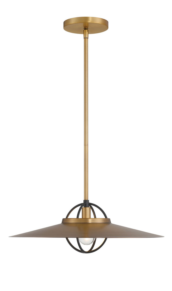 Minka-Lavery - 155-876 - One Light Pendant - Newburie - Legacy Brass