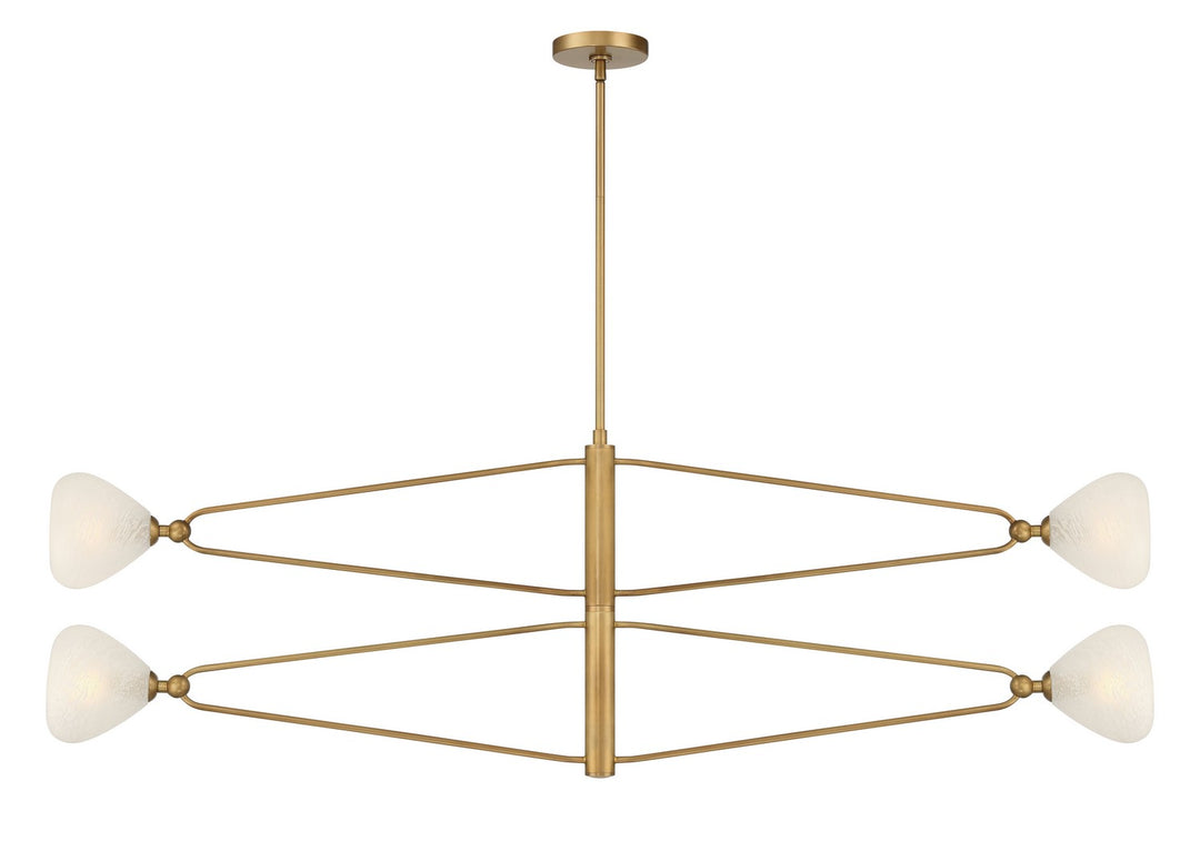 Minka-Lavery - 195-732 - Four Light Chandelier - Orion - Legacy Brass