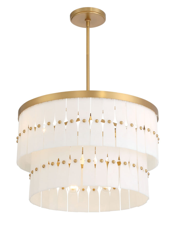 Minka-Lavery - 2086-732 - Six Light Pendant - Coronelle - Legacy Brass