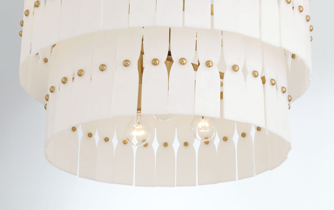 Minka-Lavery - 2086-732 - Six Light Pendant - Coronelle - Legacy Brass