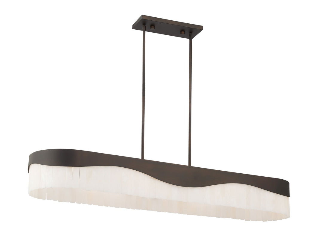 Minka-Lavery - 2096-860 - Six Light Island Pendant - Sway - Dark Bronze