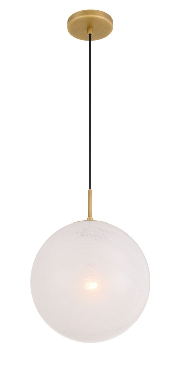 Minka-Lavery - 291-732 - One Light Pendant - Mist - Legacy Brass