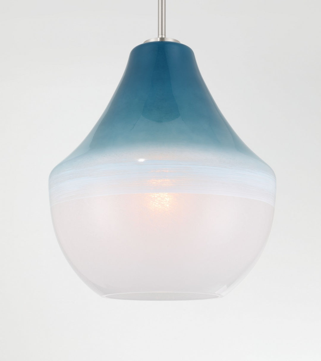 Minka-Lavery - 292-84 - One Light Pendant - Pacific - Brushed Nickel