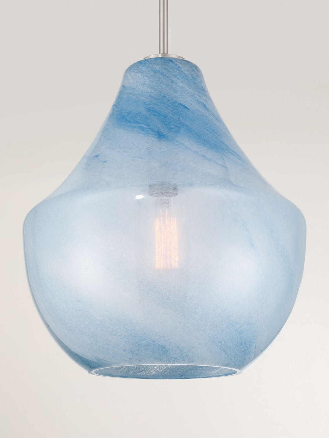 Minka-Lavery - 293-84 - One Light Pendant - Pacific - Brushed Nickel