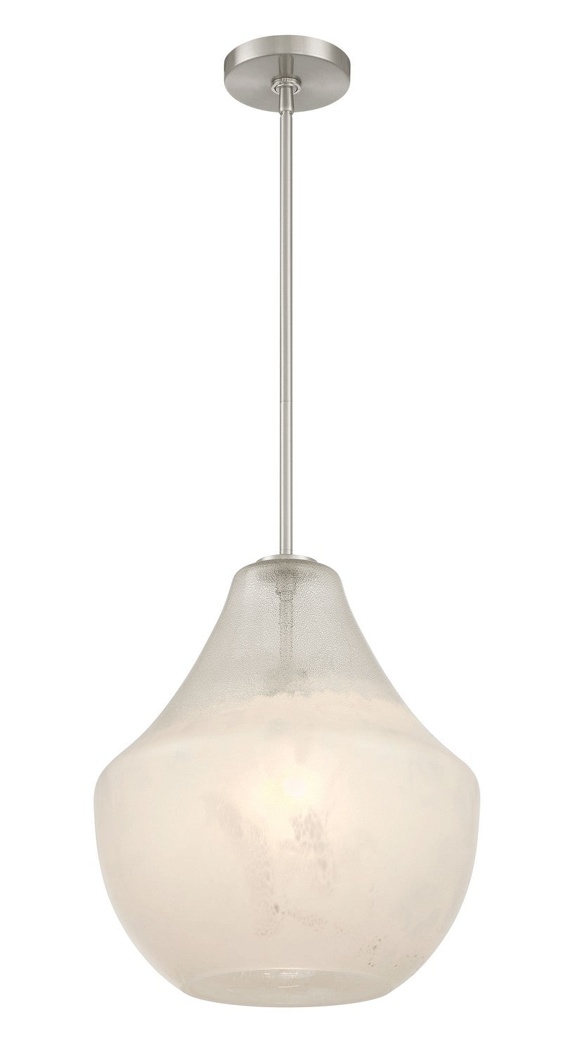 Minka-Lavery - 294-84 - One Light Pendant - Pacific - Brushed Nickel