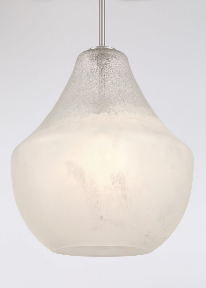 Minka-Lavery - 294-84 - One Light Pendant - Pacific - Brushed Nickel