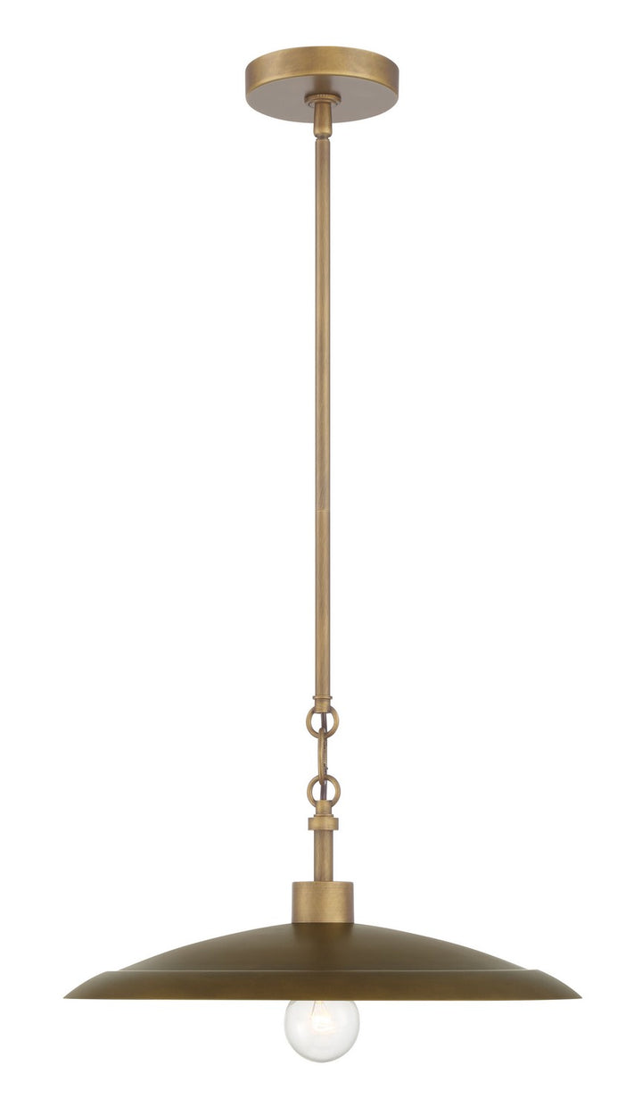 Minka-Lavery - 296-741 - One Light Pendant - York - Natural Brass