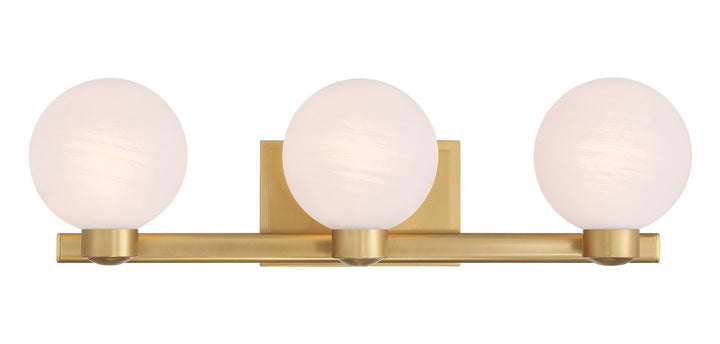 Minka-Lavery - 3493-732 - Three Light Vanity - Mooncrest - Legacy Brass