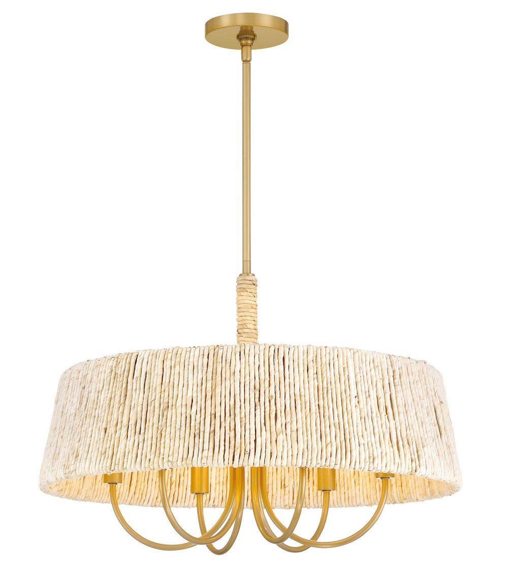 Minka-Lavery - 3605-732 - Six Light Pendant - Hellia - Legacy Brass