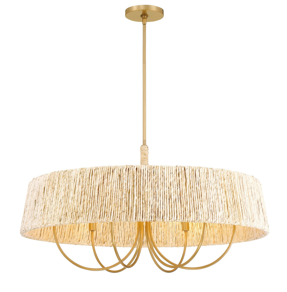 Minka-Lavery - 3606-732 - Six Light Pendant - Hellia - Legacy Brass