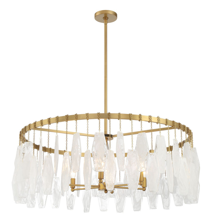 Minka-Lavery - 3626-732 - Six Light Pendant - Willow - Legacy Brass