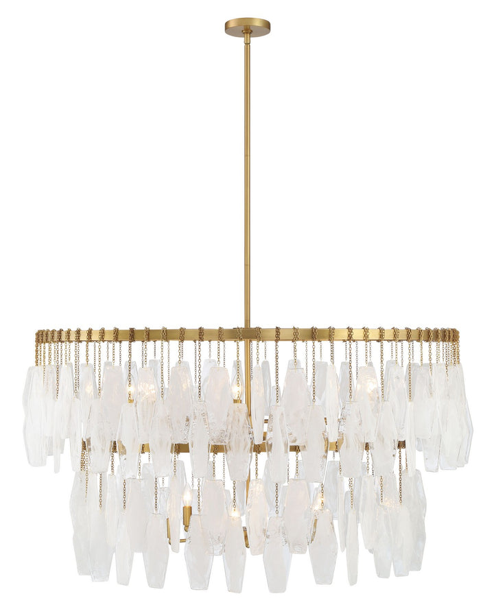 Minka-Lavery - 3628-732 - 14 Light Pendant - Willow - Legacy Brass