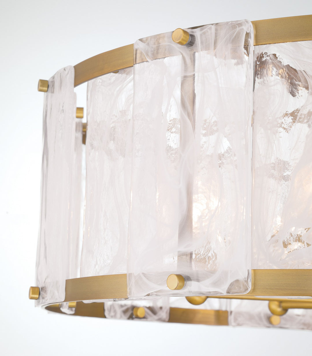 Minka-Lavery - 3636-732 - Six Light Pendant - Veil - Legacy Brass