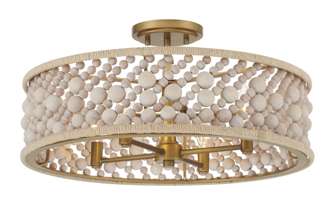 Minka-Lavery - 3645-870 - Four Light Semi Flush Mount - Horsmore - Painted Legacy Brass