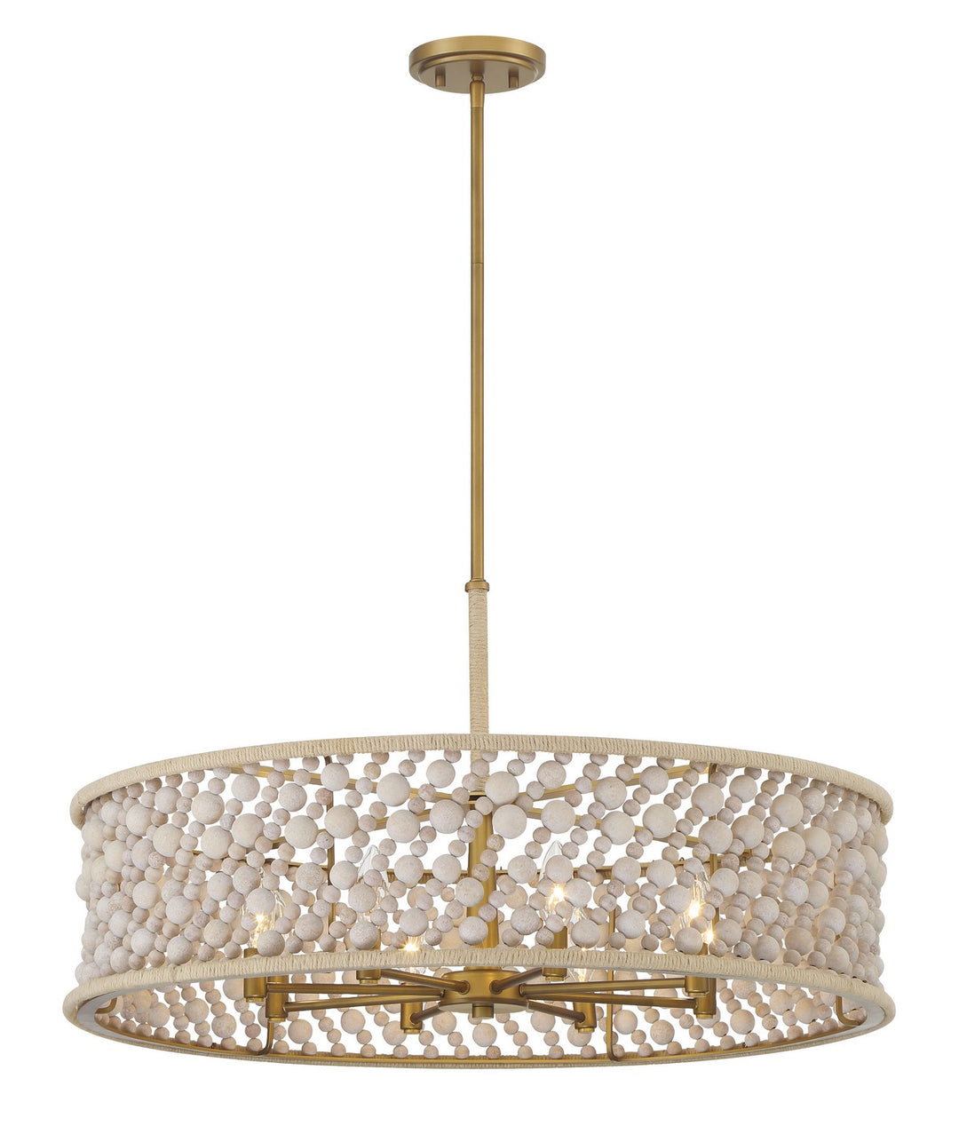 Minka-Lavery - 3646-870 - Eight Light Pendant - Horsmore - Painted Legacy Brass