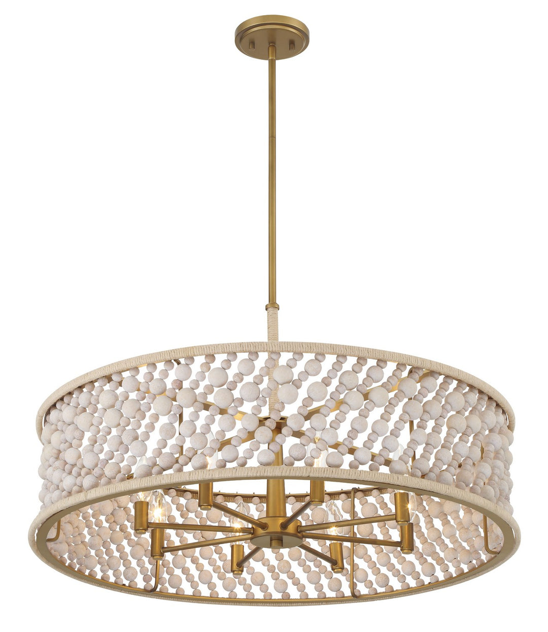 Minka-Lavery - 3646-870 - Eight Light Pendant - Horsmore - Painted Legacy Brass