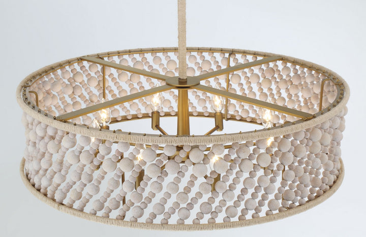 Minka-Lavery - 3646-870 - Eight Light Pendant - Horsmore - Painted Legacy Brass
