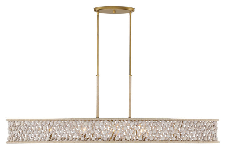 Minka-Lavery - 3647-870 - Eight Light Island Pendant - Horsmore - Painted Legacy Brass