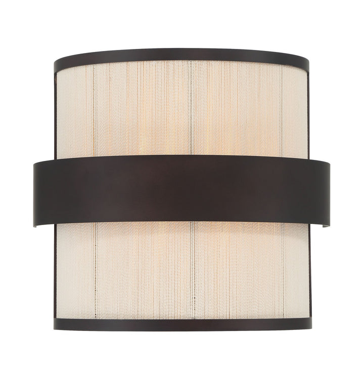 Minka-Lavery - 3682-886 - Two Light Wall Sconce - Harbor Wrap - Legacy Brass (Painted) & Dark
