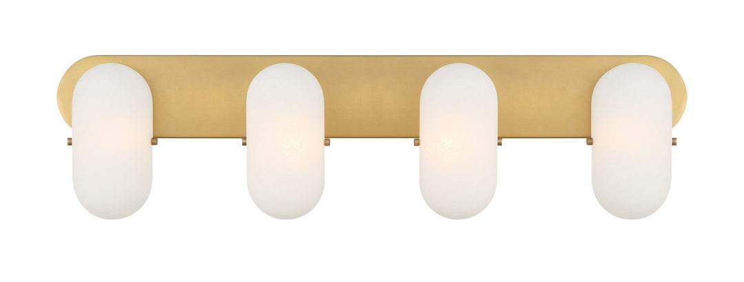 Minka-Lavery - 3704-732 - Four Light Vanity - Heathcote - Legacy Brass