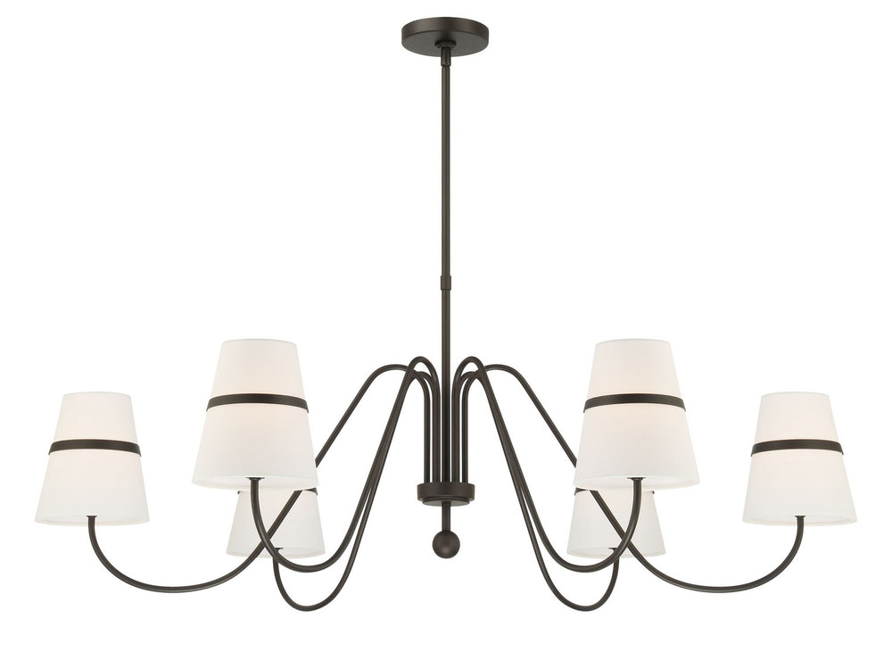 Minka-Lavery - 3736-872 - Six Light Chandelier - Althia - Textured Dark Bronze