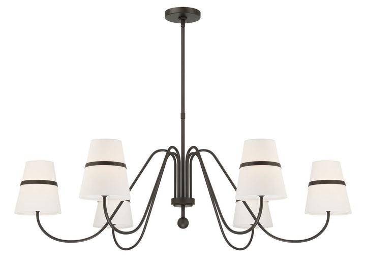 Minka-Lavery - 3736-872 - Six Light Chandelier - Althia - Textured Dark Bronze