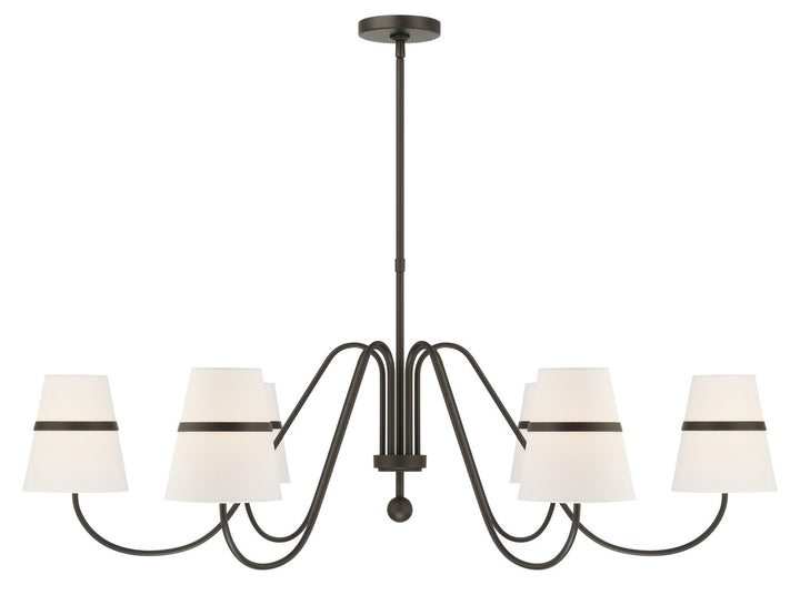 Minka-Lavery - 3736-872 - Six Light Chandelier - Althia - Textured Dark Bronze