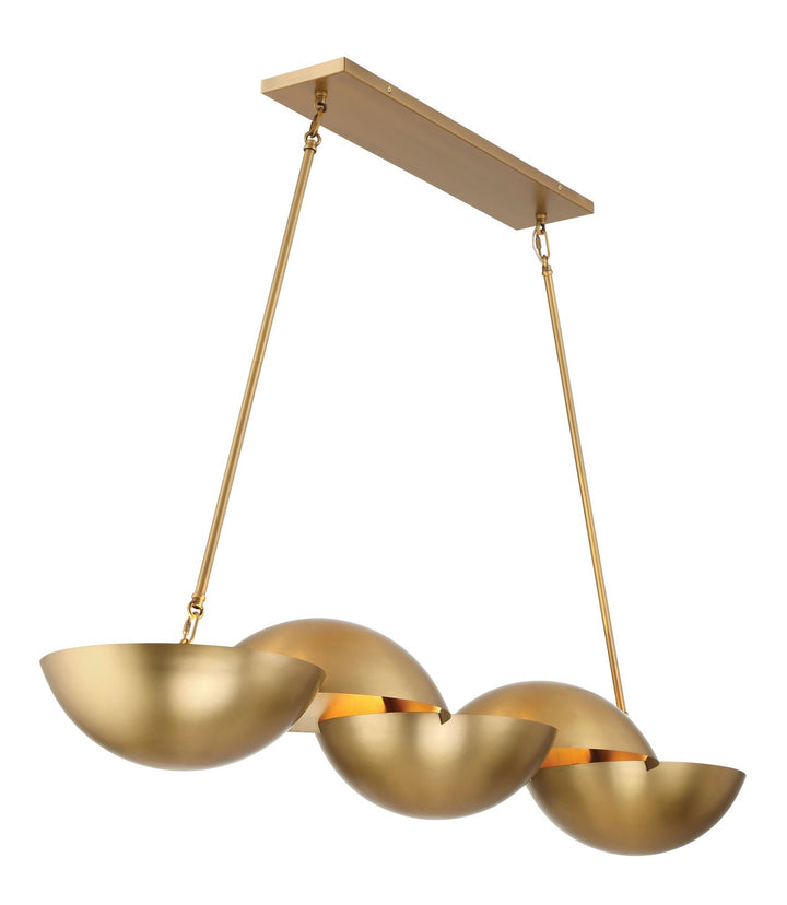 Minka-Lavery - 3757-732 - Six Light Island Pendant - Ivy Lane - Legacy Brass