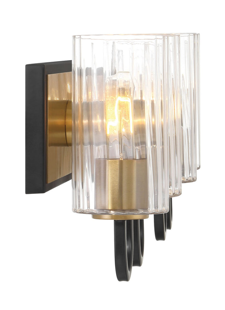 Minka-Lavery - 3764-876 - Four Light Vanity - Orla - Legacy Brass & Dark Matte Blac
