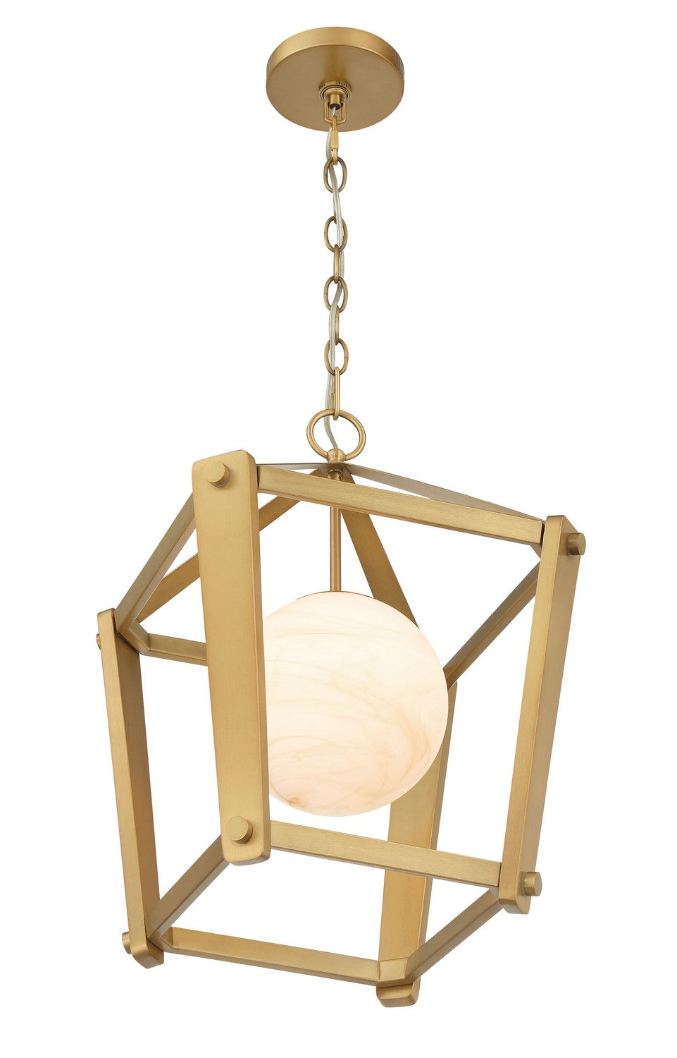 Minka-Lavery - 3784-732 - One Light Pendant - Shimmer - Legacy Brass