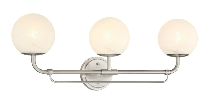Minka-Lavery - 3793-84 - Three Light Vanity - Whitehall - Brushed Nickel