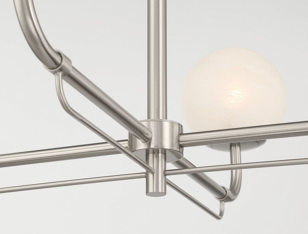 Minka-Lavery - 3797-84 - Four Light Chandelier - Whitehall - Brushed Nickel
