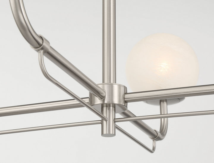 Minka-Lavery - 3797-84 - Four Light Chandelier - Whitehall - Brushed Nickel