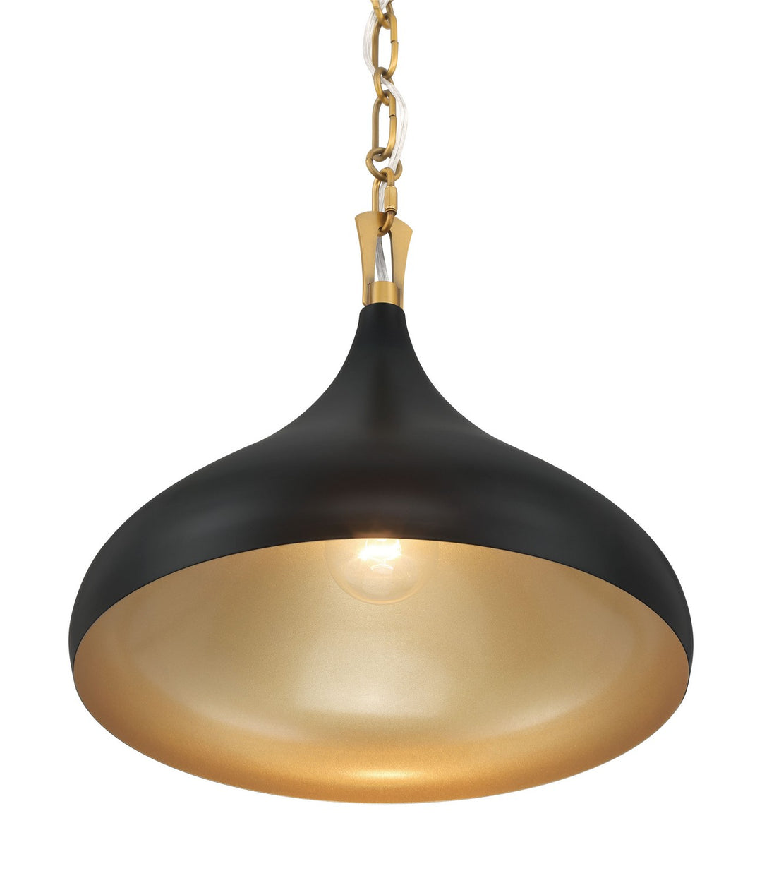 Minka-Lavery - 3931-876 - One Light Pendant - Cedar Lane - Dark Matte Black